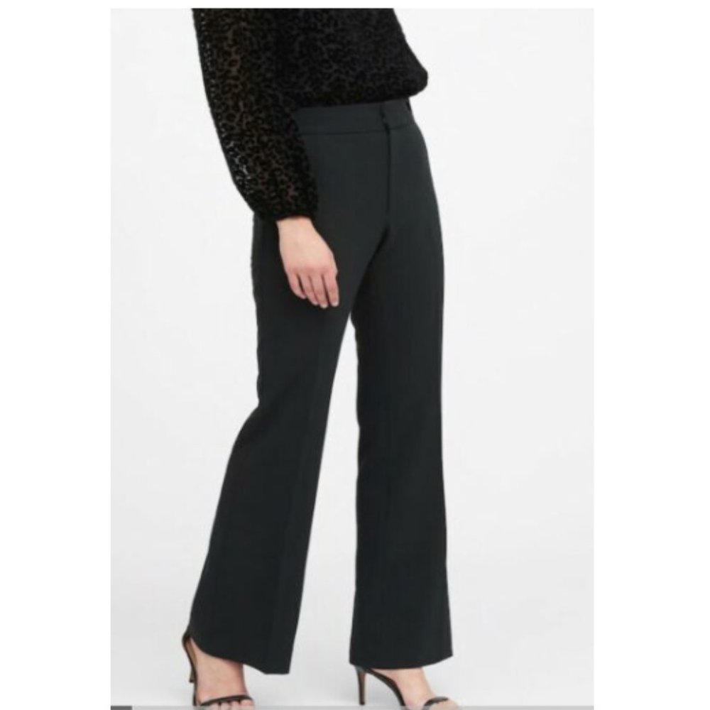 NWT BanRep High Rise Flare Pant 4 Black F650 - Picture 2 of 5